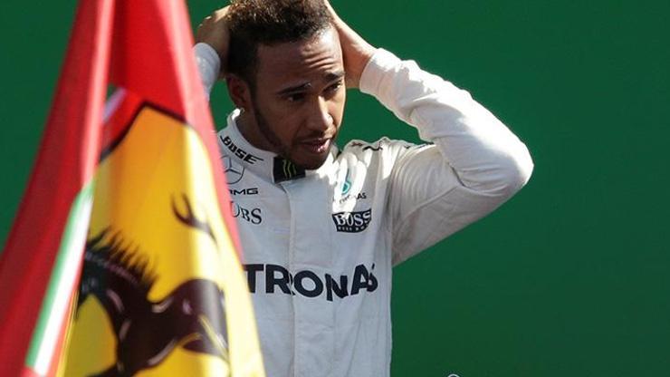 İtalya Grand Prixinde zafer Hamiltonun