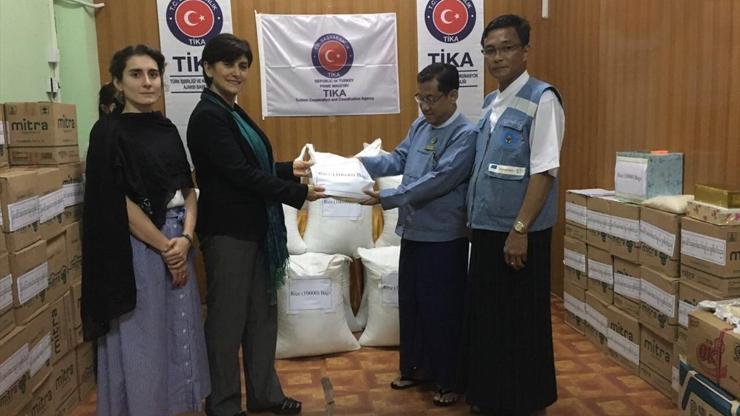 Son dakika... Türkiyenin gönderdiği yardımlar Myanmara ulaştı