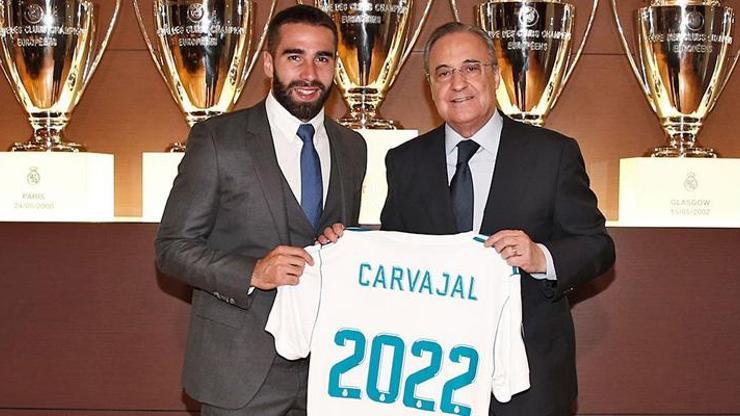 Dani Carvajal Real Madridle uzattı