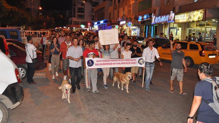 Hayvanseverler, tekmeli saldırıya uğrayan Mia için yürüdü