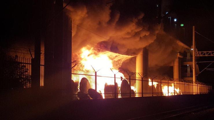 İzmir metrosunda yangın paniği
