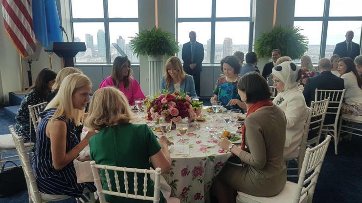 Emine Erdoğan First Lady Melania Trumpın davetine katıldı