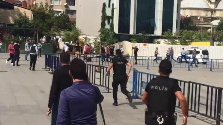 İstanbul Adliyesindeki çatışmadan ilk kareler
