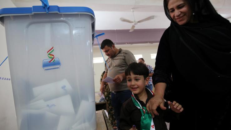 Dünya Kuzey Iraktaki referandumu bu karelerle gördü