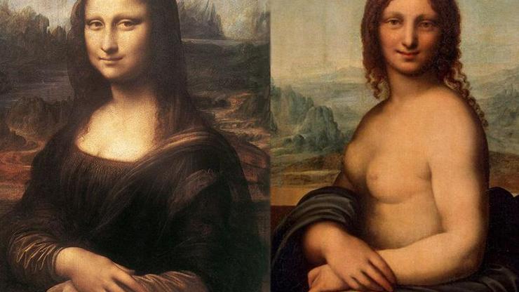 Mona Lisanın taslağı nü olarak yapılmış