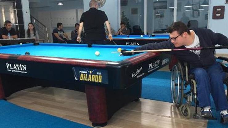 Bilardo engel tanımıyor