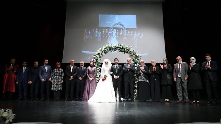 Erdoğan İstanbulda nikah törenine katıldı