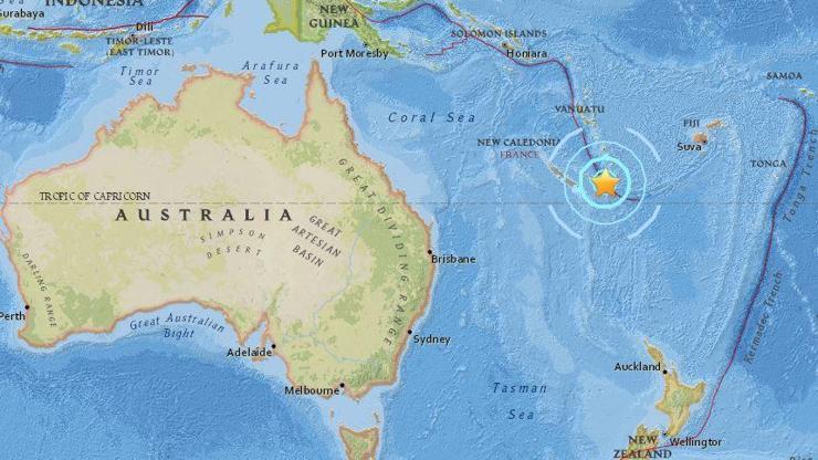 Son Dakika... Pasifikte 6.8 şiddetinde deprem