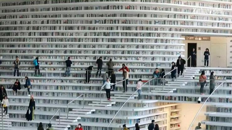 Çine 1 milyon 200 bin kitaplık dev kütüphane