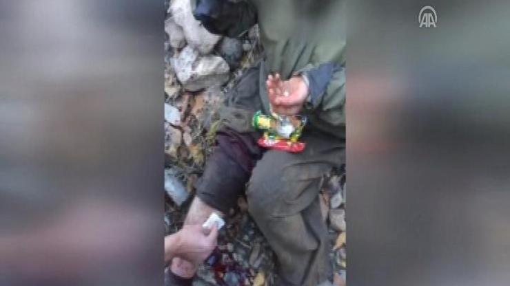 Teslim olan yaralı PKKlıya ilk müdahaleyi asker yaptı