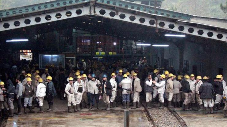 Zonguldakta maden işçileri eylem başlattı