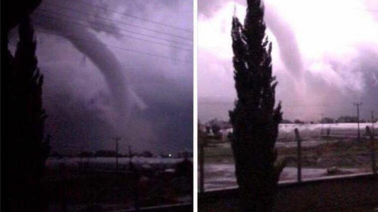 Hortumun vurduğu ve 28 kişinin yaralandığı Antalyadan ilk fotoğraflar