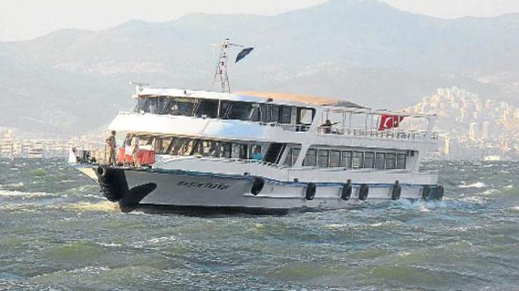 İzmirde yolcu gemisi seferleri iptal edildi