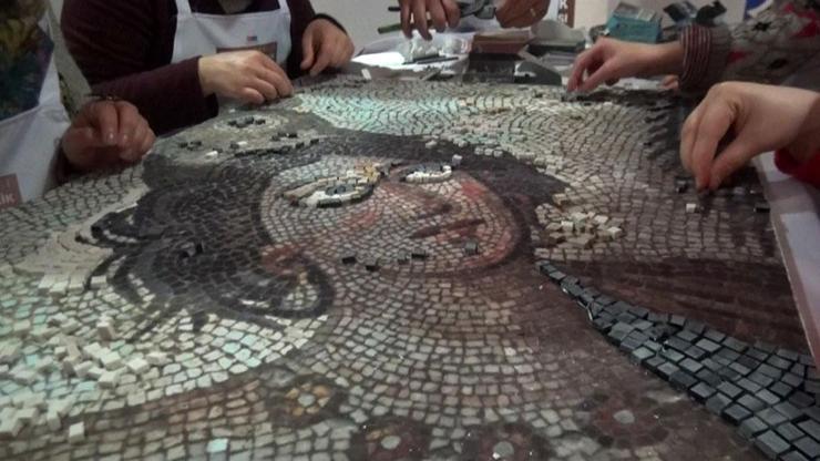 Şanlıurfadaki Mozaik Çalıştayı sanatçıları buluşturdu