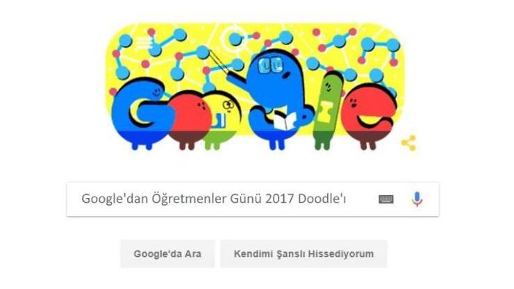 Öğretmenler Günü için Google Doodle hazırladı