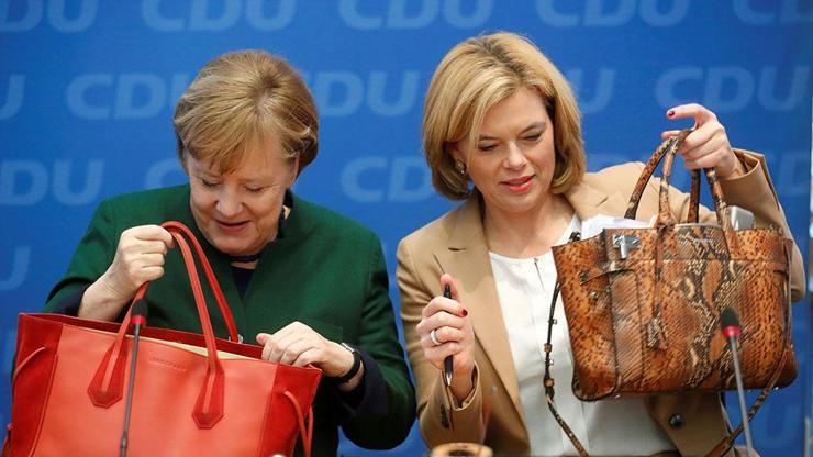 Almanyadaki krizde çantalar masanın üzerine konuldu