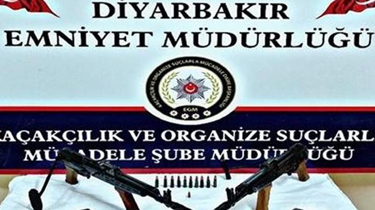 Diyarbakır polisinden 3 kentte eş zamanlı Kalaşnikof operasyonu