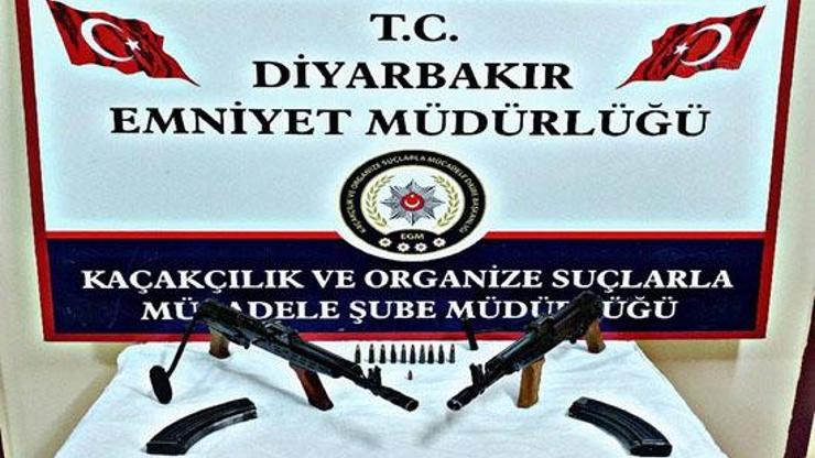 Diyarbakır merkezli 3 ilde kaçak silah operasyonu