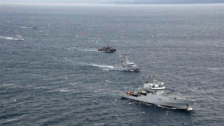 Türk Donanması gövde gösterisi yaptı