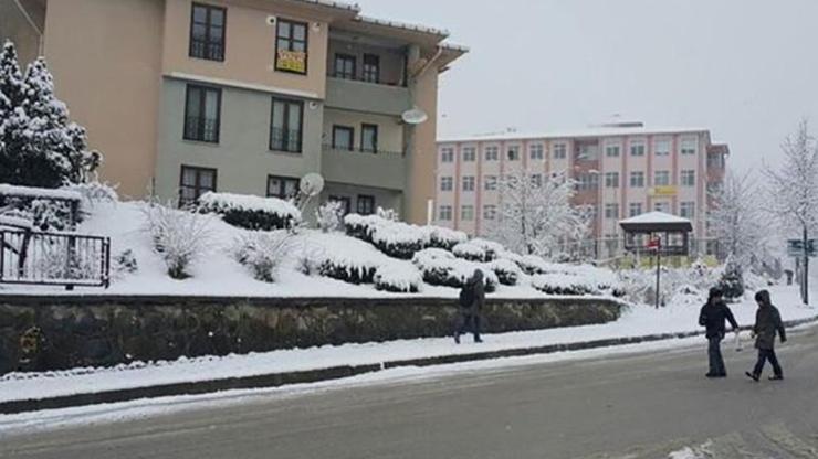 Okullara ilk kar tatili Düzce’de. Eğitime 1 gün ara