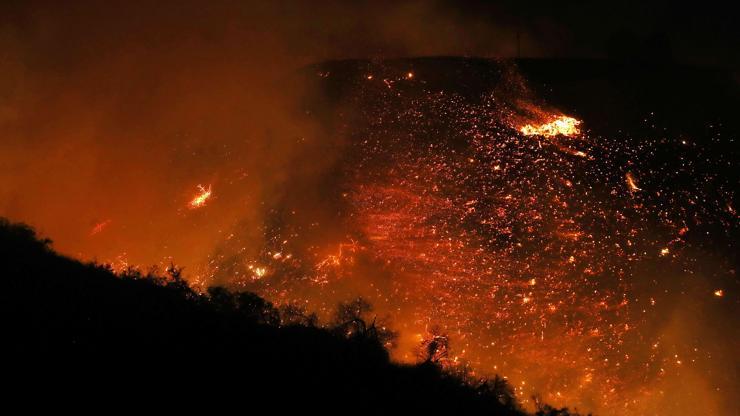 Kaliforniyada dev yangın