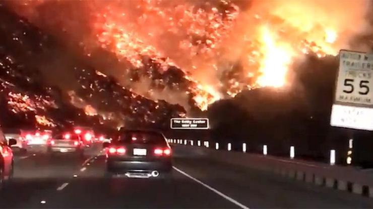 California ceheneme döndü, yangınlar kontrol altına alınamıyor