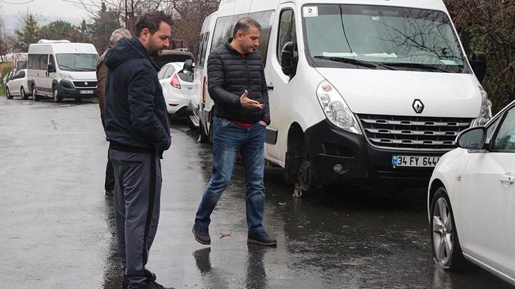 20 aracın lastiğini patlatıp kaçtı