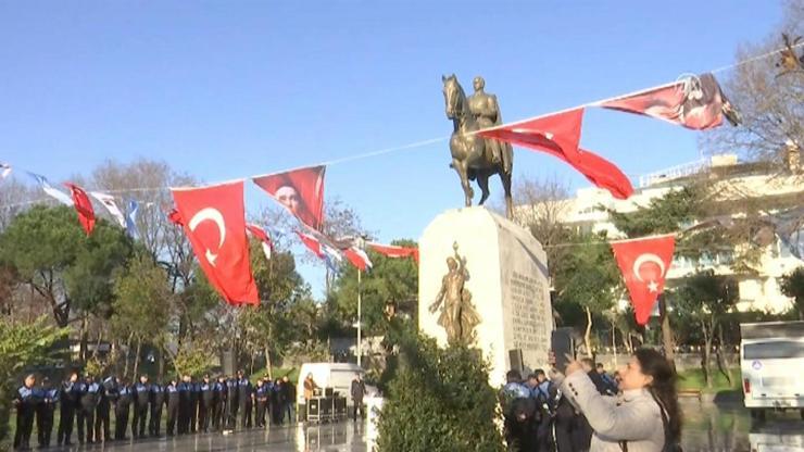 CHP İsmet İnönü için Beşiktaşta anma töreni düzenledi