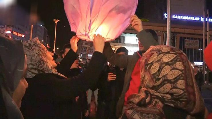 Ankaralılar yeni yılı Güvenparkta kutladı