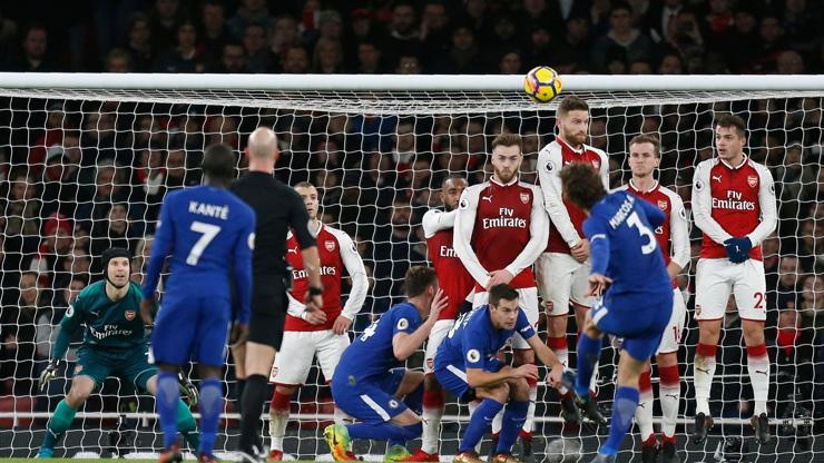 Arsenal-Chelsea maçında Oscarlık performans