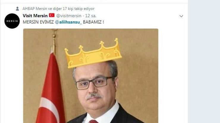 Vali sosyal medyada kral ilan edildi