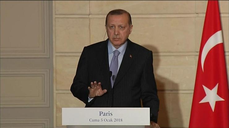 Erdoğandan Fransız gazeteciye tepki: Sen FETÖ ağzıyla konuşuyorsun
