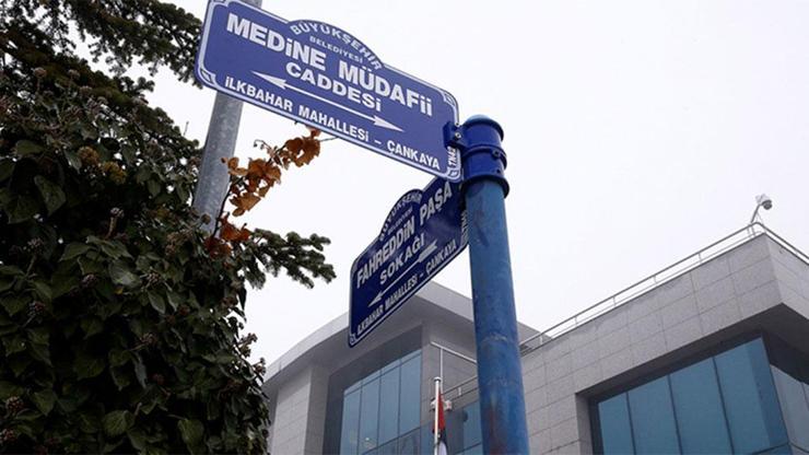 Büyükelçiliğin sokağına Fahreddin Paşa adı verildi