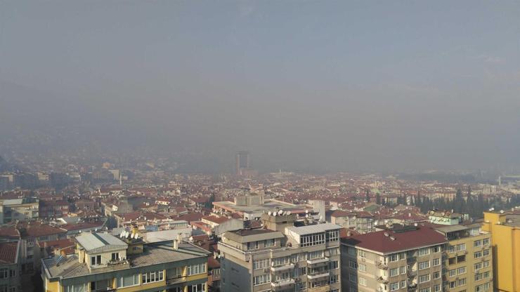Bursada hava kirliliği kritik seviyeye ulaştı