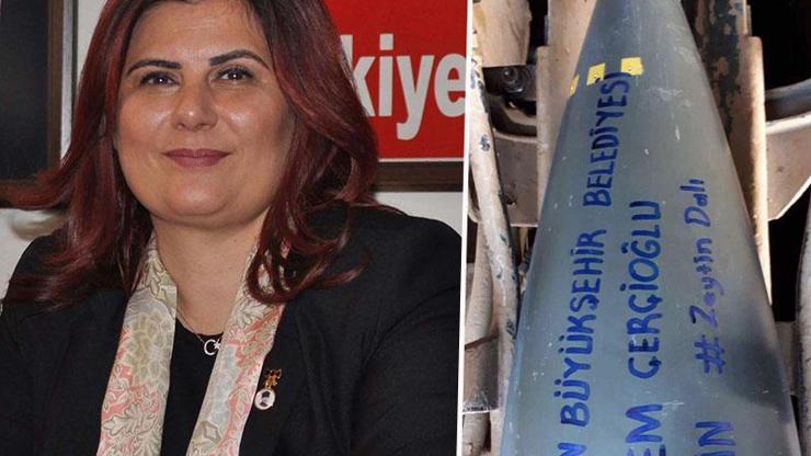 Askerler top mermisine CHPli belediye başkanının lakabını yazdı