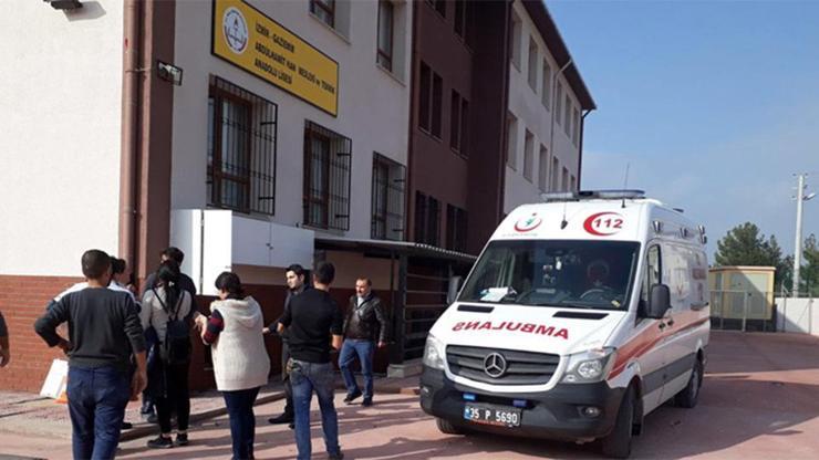 Son dakika: İzmirdeki lisede patlama