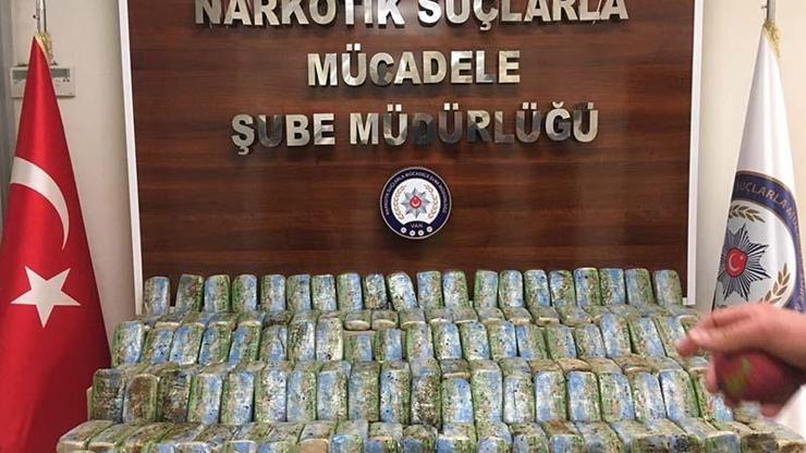 Vanda eve baskın: Şila 84.5 kilo eroini buldu