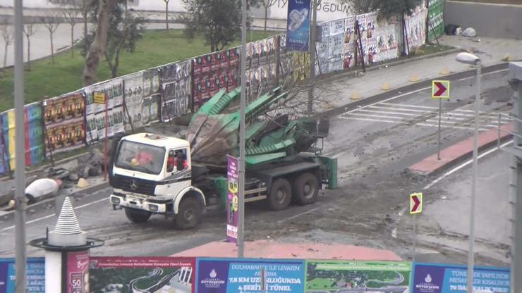 Maçka Parkındaki ağaçlar sökülmeye başlandı