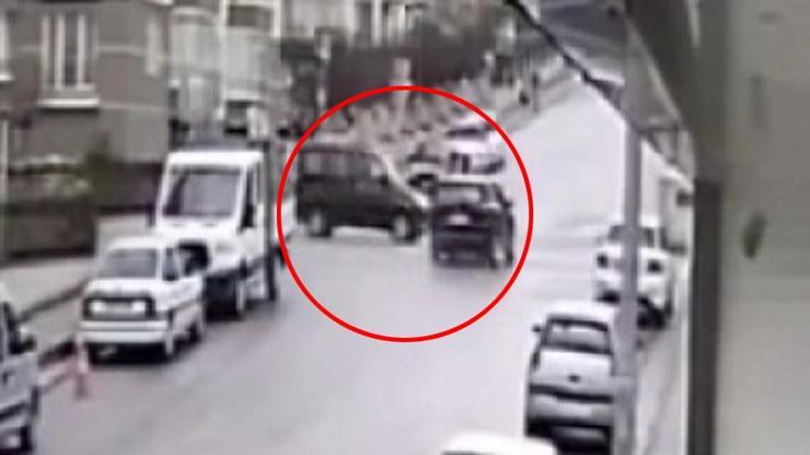 Ankarada iki kaza güvenlik kameralarına yakalandı