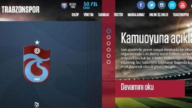 Trabzonspor’dan ‘Remy’ açıklaması