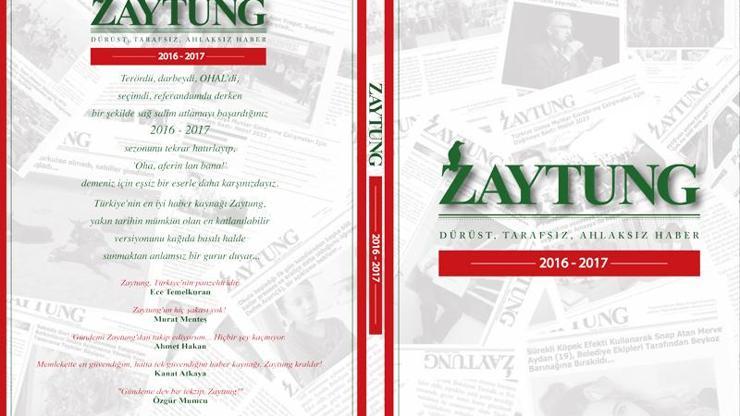 April Yayıncılıkın yayınladığı Zaytung raflarda yerini alıyor