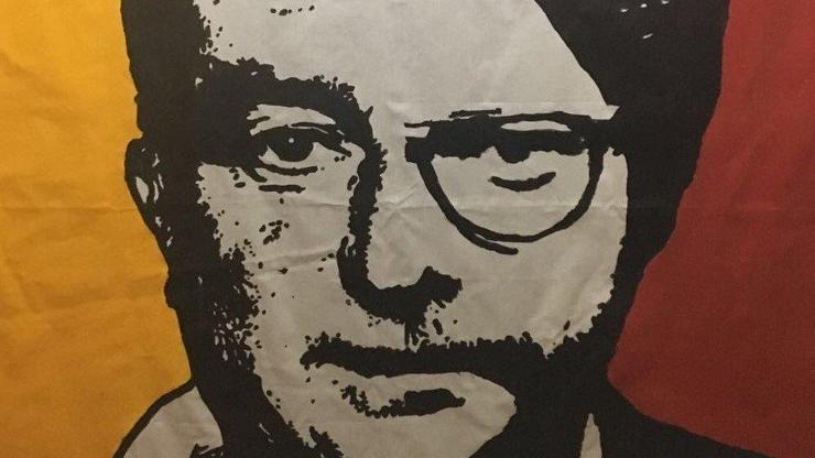 Galatasaray taraftarından Fatih Terim için El Profesor pankartı
