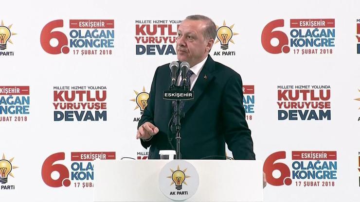 Cumhurbaşkanı Erdoğan Eskişehirde konuştu