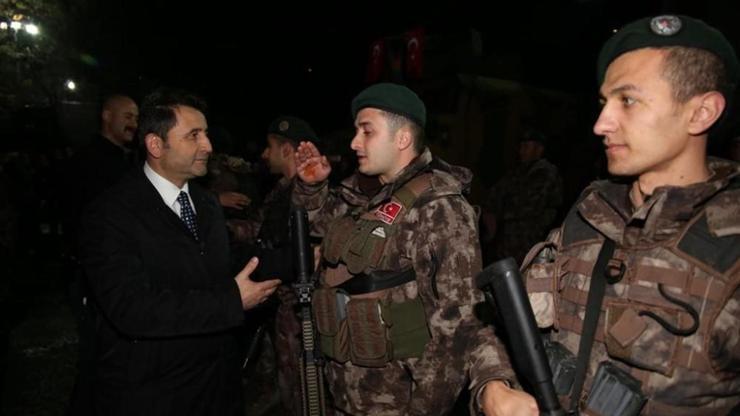 Mardin’deki polis özel harekat timleri Afrin’e uğurlandı