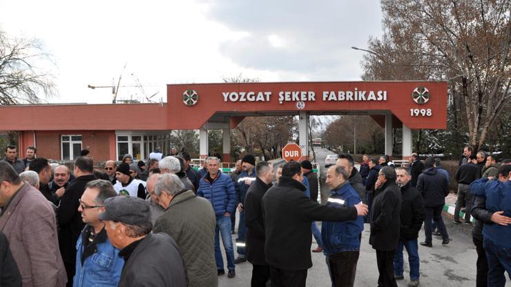 CHPli vekiller şeker fabrikası için Yozgatta