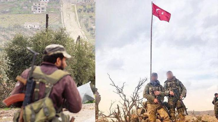 8 şehit verilen Keltepeye Türk Bayrağı asıldı