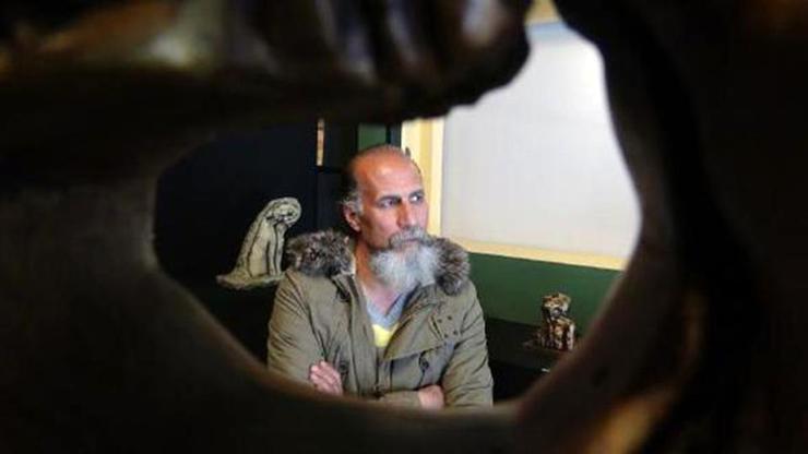 Sığınmacı heykeltıraş Şanlıurfada sergi açtı