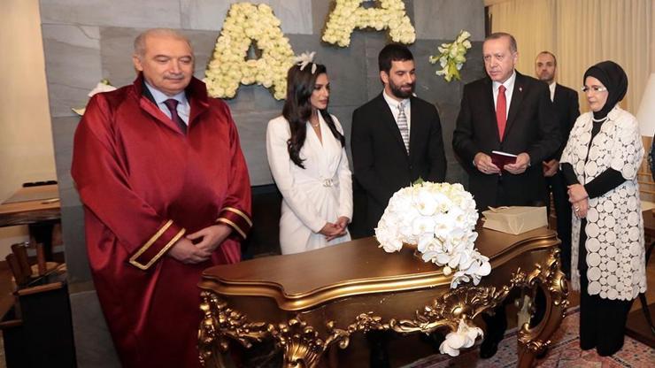 Arda Turan evlendi, nikah şahitliğini Cumhurbaşkanı Erdoğan yaptı