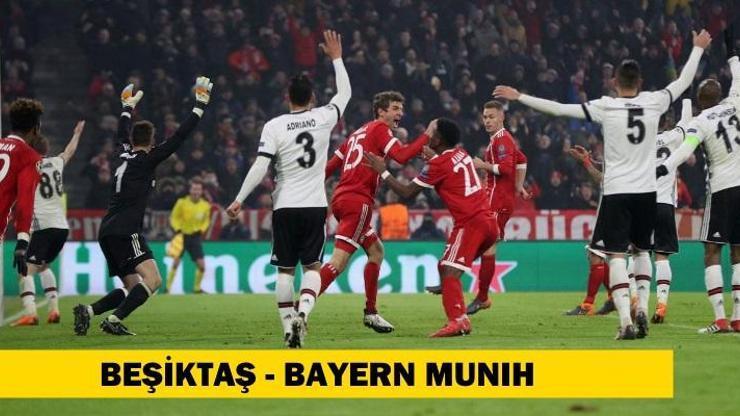 Canlı: Beşiktaş-Bayern Münih maçı izle | Tivibu Spor canlı yayın (Şampiyonlar Ligi Son 16 Turu)