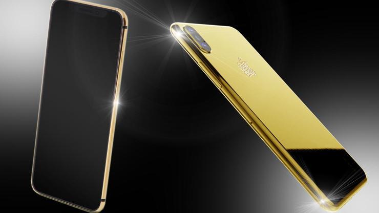 Altın kaplama iPhone X